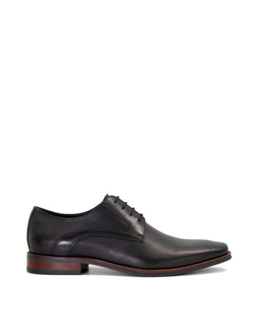 Dune London Stoney brogues shoe in black