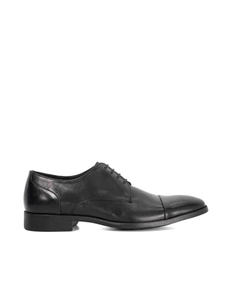 Dune London Suffix derby shoes in black - view 1