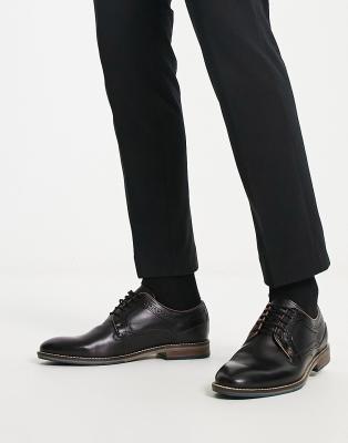 Dune - London - Svarta Brogueskor Med Snörning-Svart/A
