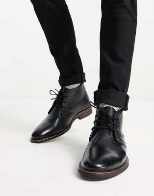 Dune - London - Svarta Fina Chukkaboots-Svart/A