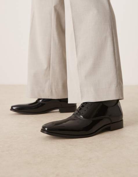 Dune London Swallow brogues shoe in black - view 1