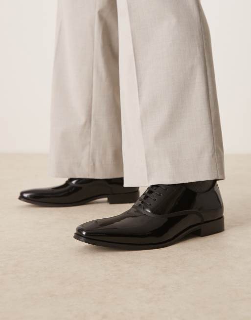 Dune London Swallow brogues shoe in black