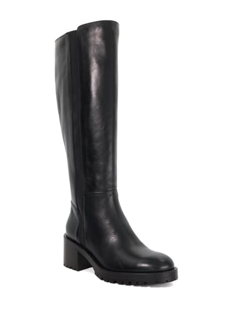Dune London Taisy knee high boots in black, 4 of 4