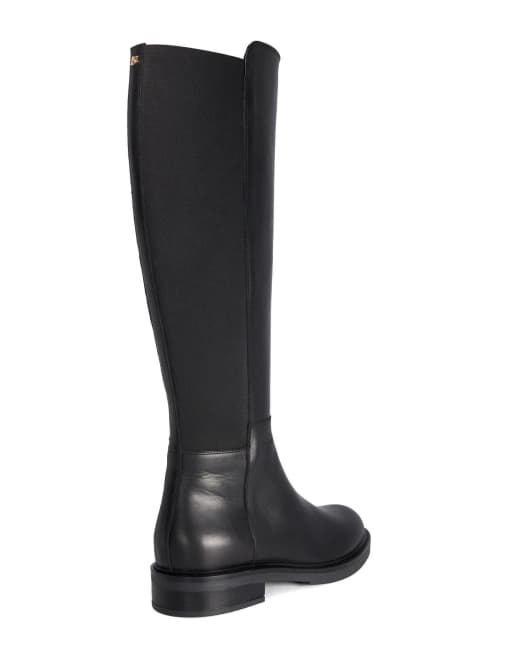 Dune London Tallos knee high boots in black, 2 of 3