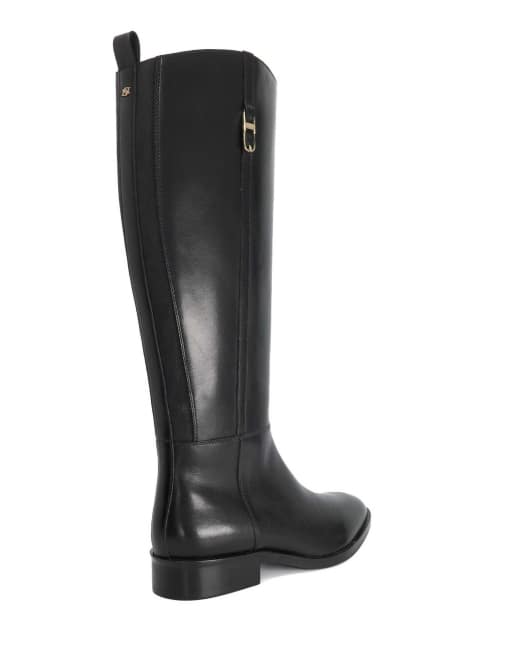 Dune London Tanvie knee high boots in black, 2 of 3
