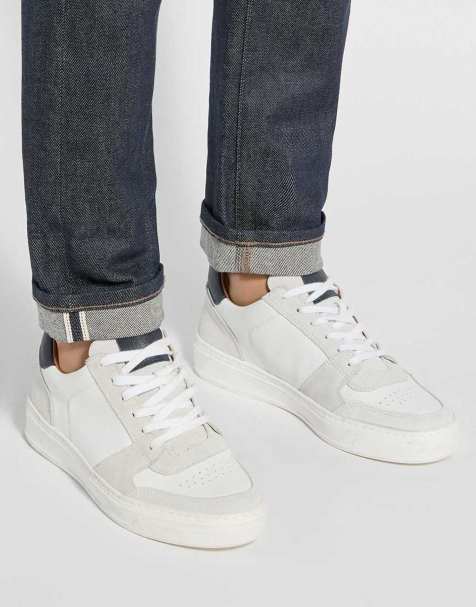 Dune London Tawly trainers in cream - view 1