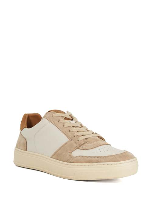 Dune London Tawly trainers in cream, 3 of 4