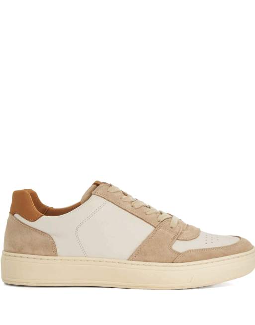 Dune London Tawly trainers in cream, 4 of 4