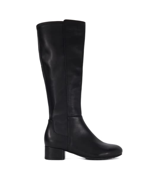 Dune London Tayla boots in black - view 1
