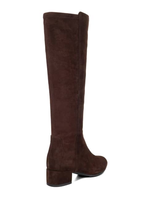 Dune London Tayla suede boots in brown, 2 of 6