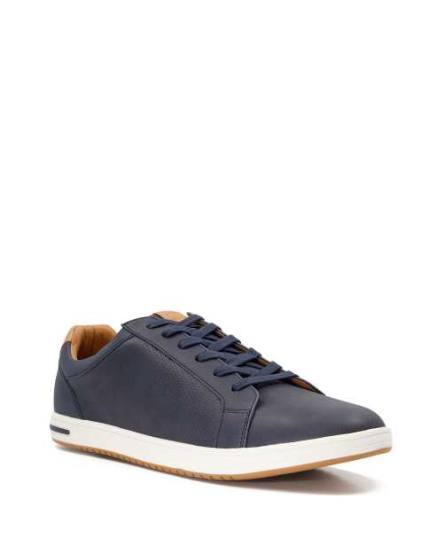 Dune London Tezzy trainers shoe in navy - view 1