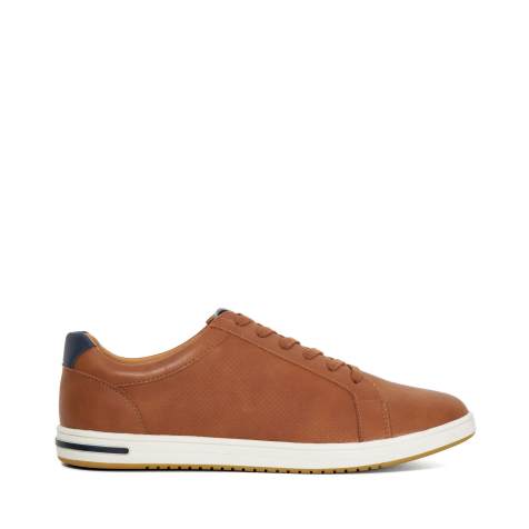 Dune London Tezzy trainers shoe in tan - view 1