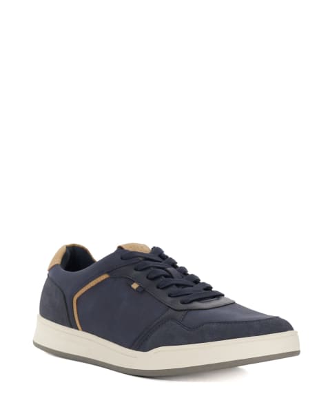 Dune London Tinted trainers in navy - view 1