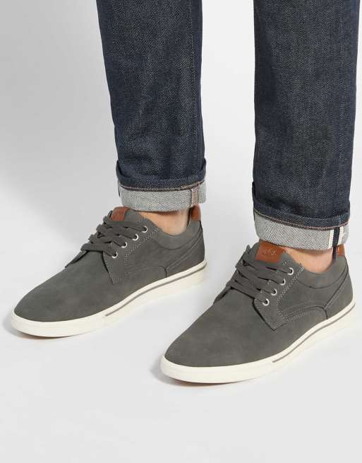 Dune London Tommus trainers in grey, 2 of 4