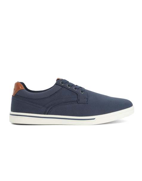 Dune London Tommus trainers in navy - view 1
