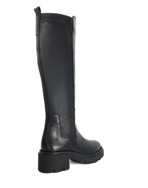 Dune London Toni knee high boots in black, 2 of 4