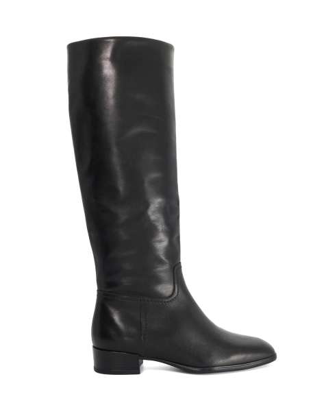 Dune London Toova knee high boots in black - view 1
