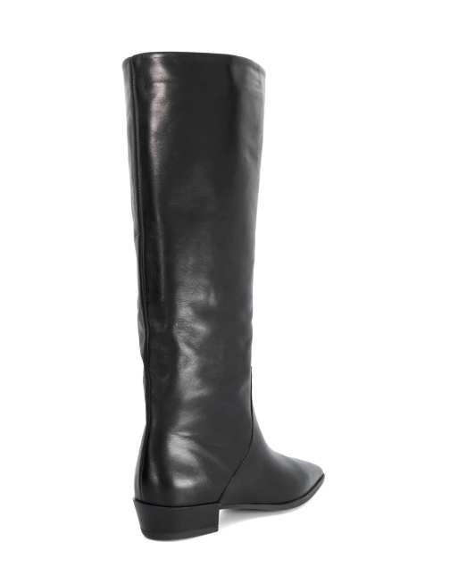 Dune London Torrie knee high boots in black, 2 of 3