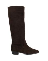 Dune London Torrie knee high boots in brown