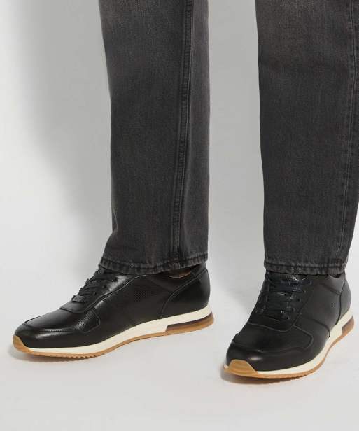 Dune London Trilogy trainers in black, 3 of 4