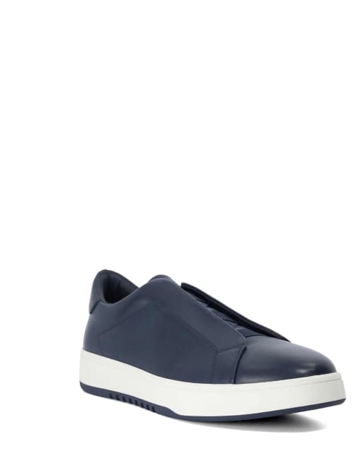 Dune London Troys trainers in navy, 4 of 5