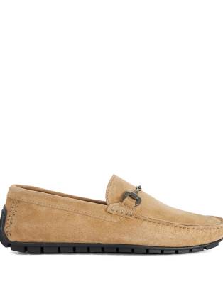  Wide fit brackon moccasins in taupe