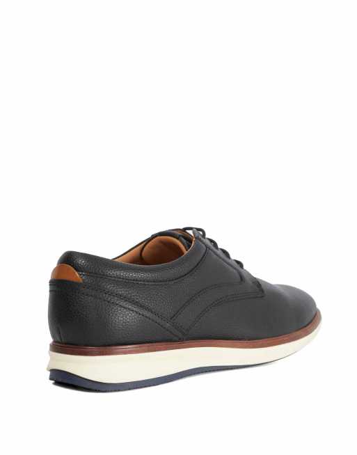 Dune London Wide fit brydon wf casual shoes in black, 2 of 4