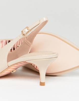 dune casanna kitten slingback heels