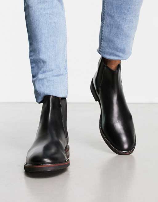 Dune wide cheap fit chelsea boots