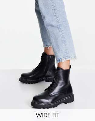 dune wide fit boots