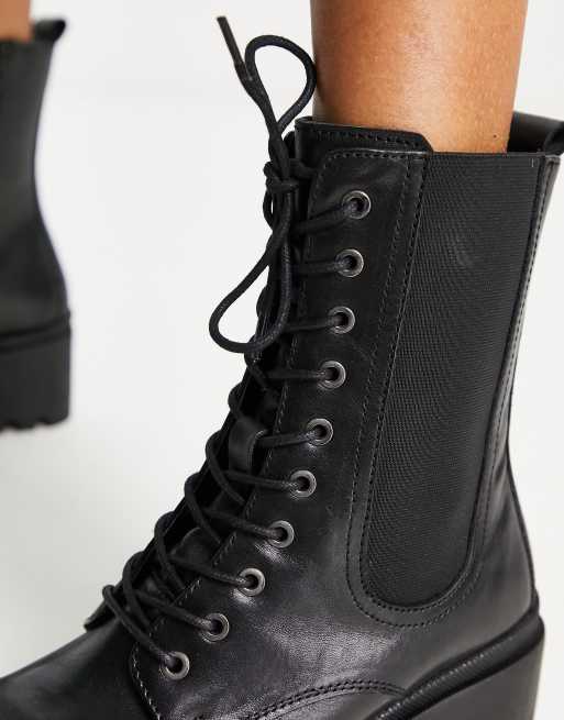 Dune black cheap leather boots