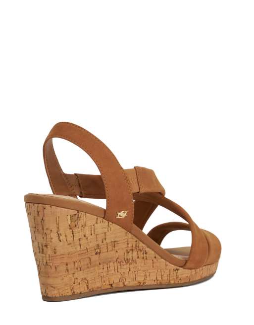 Dune London Wide fit kamies in tan, 2 of 4