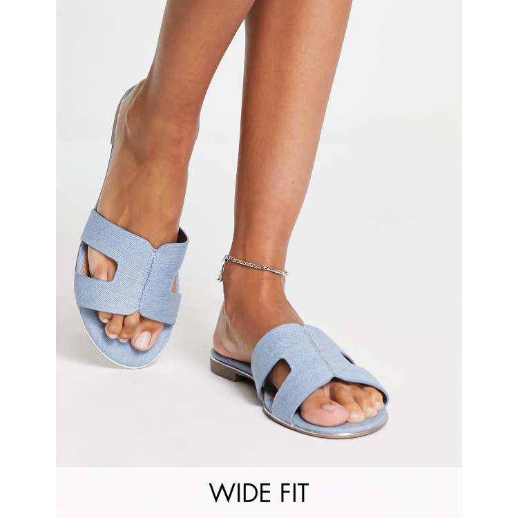 Dune hot sale blue sandals