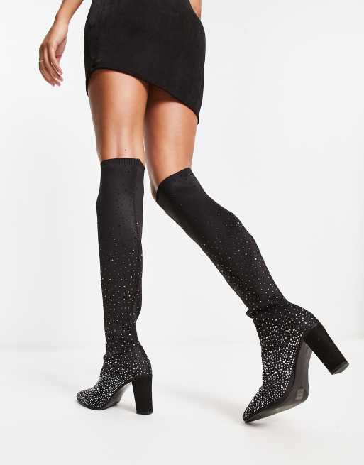 Dune sparkly clearance boots