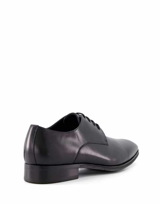Dune London wide fit satchel brogues shoe in black, 2 of 4