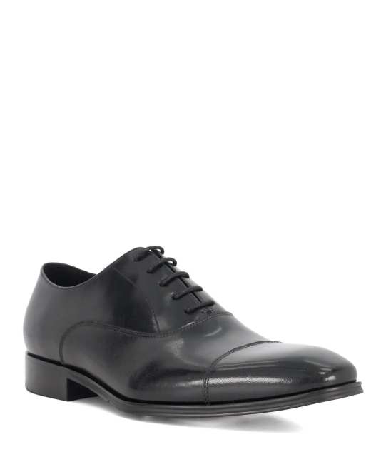 Dune London Wide fit solver wf oxford shoes in black, 4 of 4