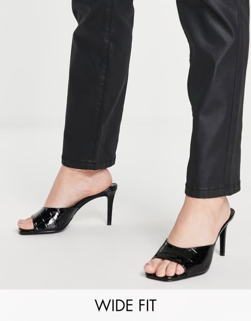 Dune store black mules