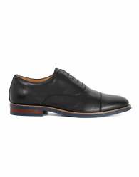 Dune London Wide fit stanlakes wf lace up shoes in black
