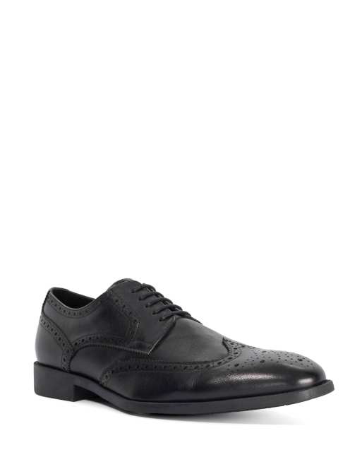 Dune London Wide fit sunni derby shoes in black, 3 of 4