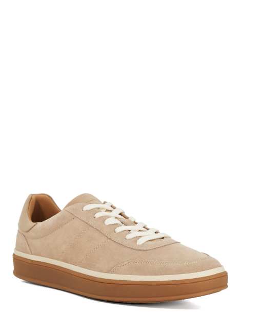 Dune London Wide fit tony trainers in beige, 4 of 4