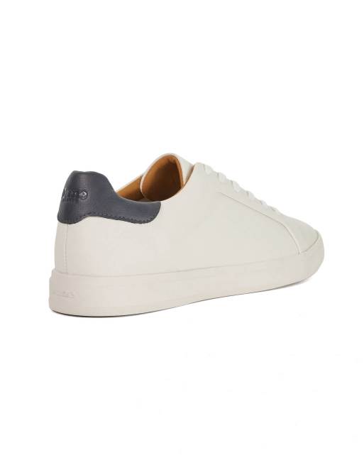 Dune London Wide fit traces trainers in white, 2 of 4