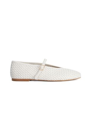  Wide fit wf headliner ballet pumps in ecru