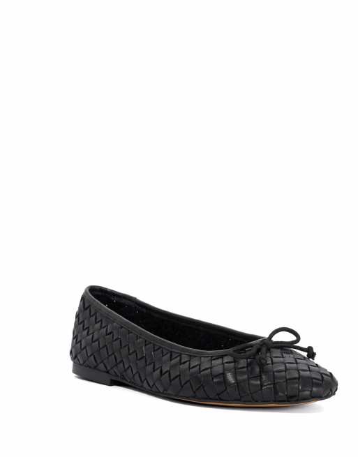 Dune London Wide fit wf heat ballet pumps in black, 4 of 5