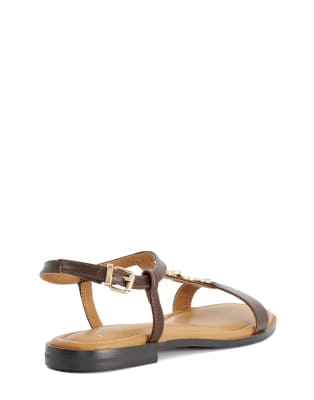  Wide fit wf lollipops ankle strap sandal in tan
