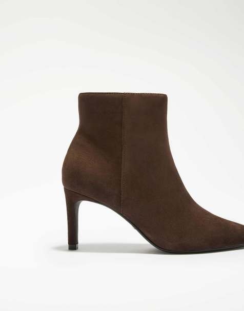 Dune London Wide fit wf obsessively ankle boots in brown - view 1