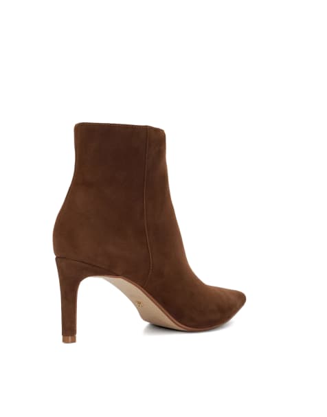 Dune London Wide fit wf obsessively ankle boots in dark tan - view 1