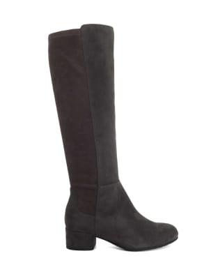 Dune London Wide Fit Wf Tayla Knee High Boots In Brown