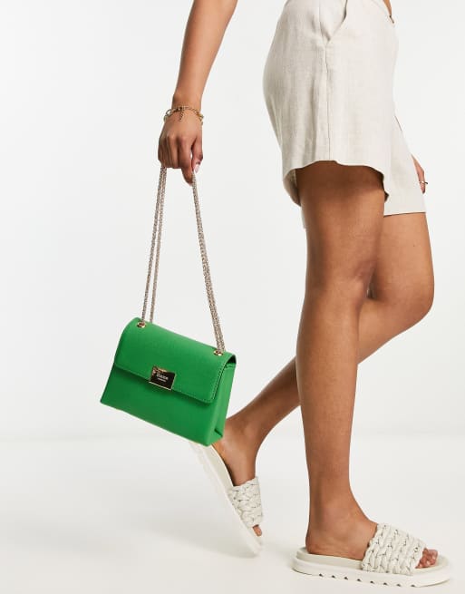 Dune - Mini sac bandoulière avec chaîne - Vert vif, 2 de 4