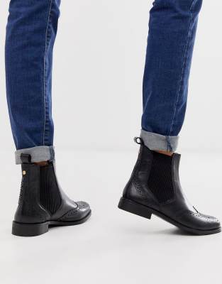 black chelsea boots dune