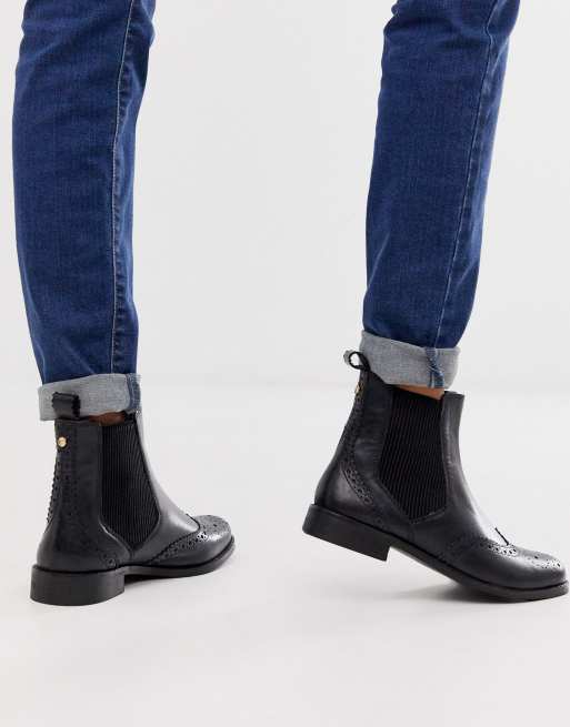 Dune parks leather store chelsea boot